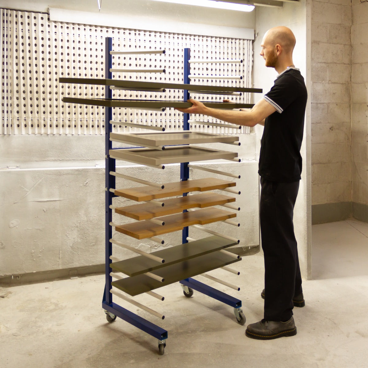 Combi Spray Drying Rack Trolley 2 Way Connector