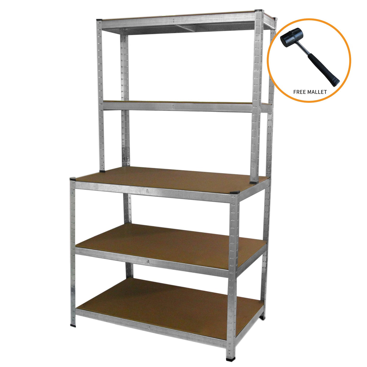 Monster Racking Galwix Workbench Shelving Unit - no mallet