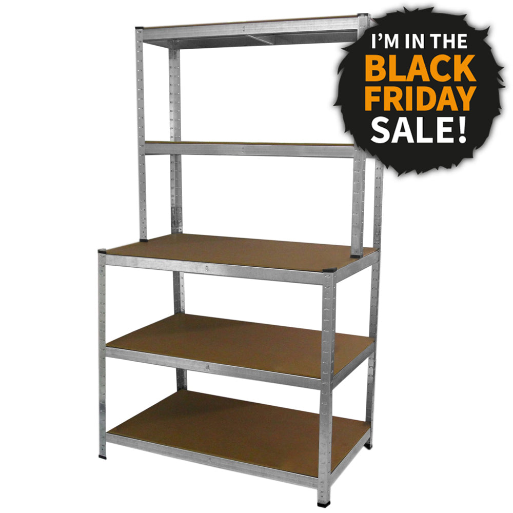 Monster Racking Galwix Workbench Shelving Unit - no mallet