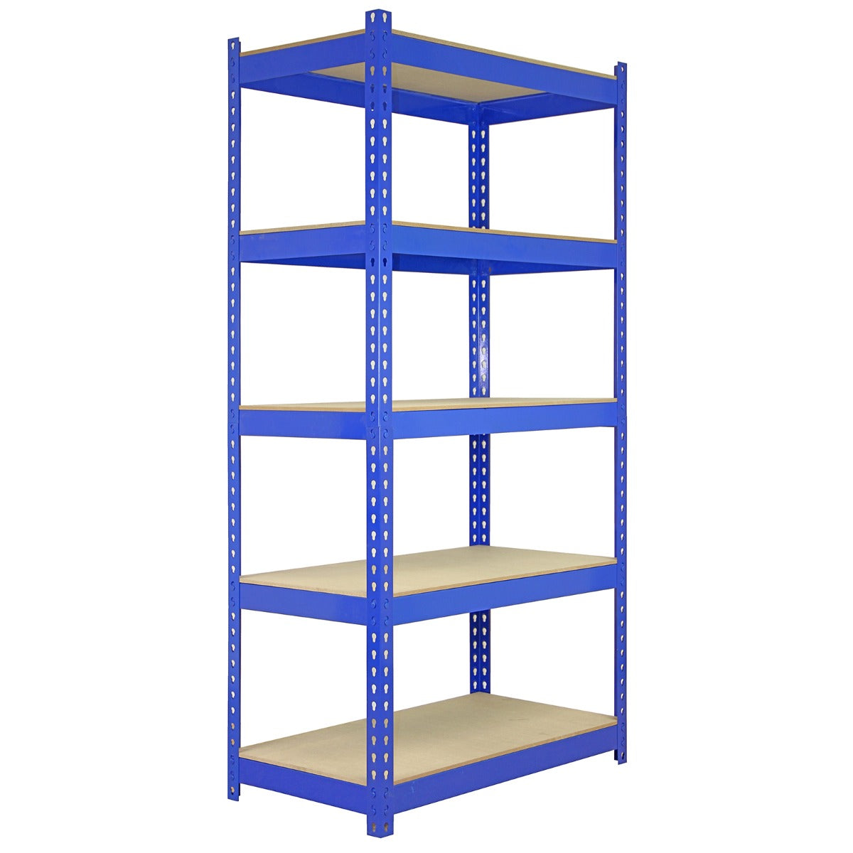 3 x Q-Rax Blue Metal Racking Units 90 x 50 x 180cm