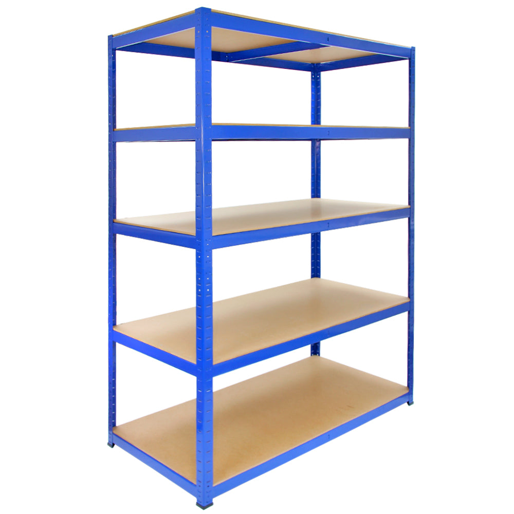 Monster Rack Storage Monster Racking T-Rax Strong Storage Shelves, Blue, 120cm W, 60cm D, S