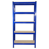 Monster Racking T-Rax Heavy Duty Shelving Units, Blue, 75cm W, 30cm D, Set of 2