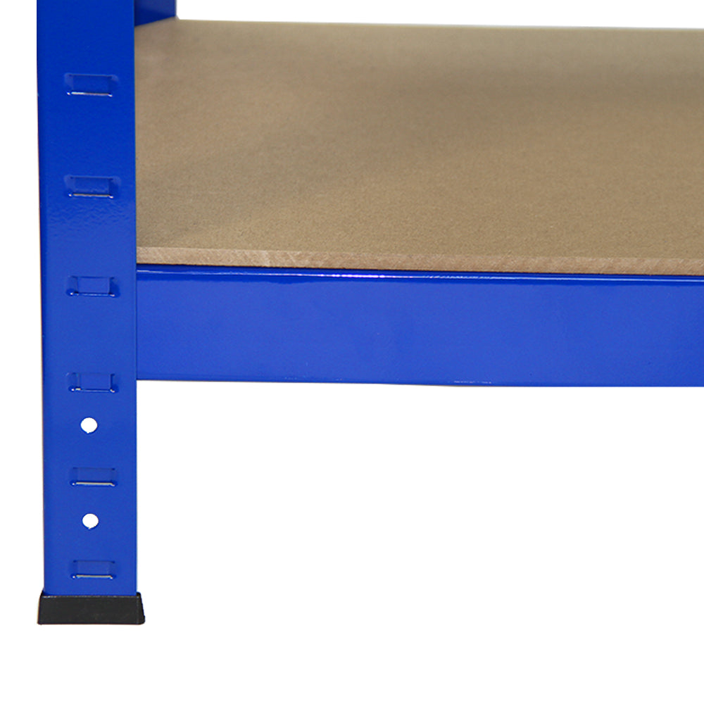 Monster Racking T-Rax Heavy Duty Shelving Units, Blue, 75cm W, 30cm D, Set of 2