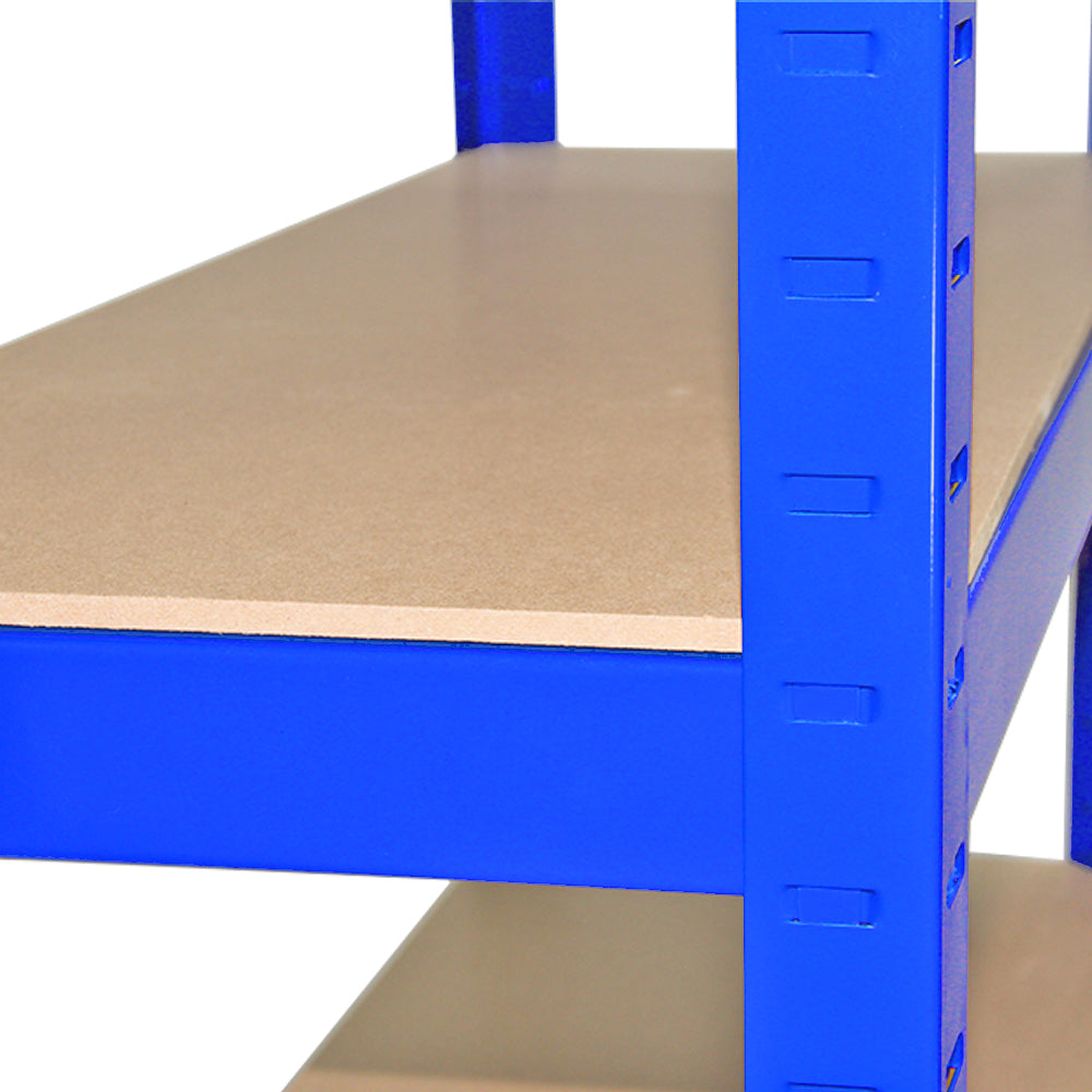 Mutant Racks Monster Racking T-Rax Heavy Duty Shelving Units, Blue, 75cm W, 30cm D,