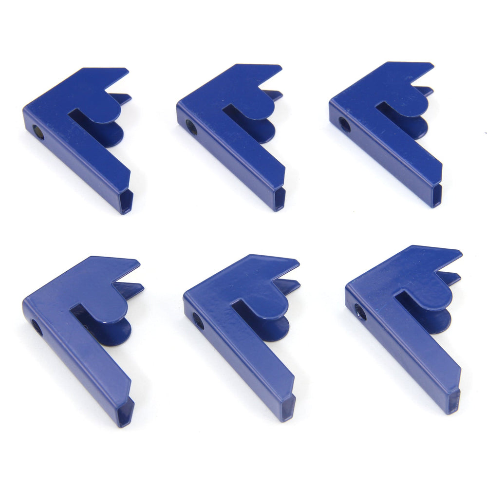 Bay Finger Racks 4 x 90cm Blue Storage Racks with 4200kg Capacity, Free Bay Connectors ...