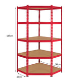 Z-Rax 90cm Racking Bundle: Corner Shelving and 2 Garage Racking Bays