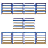 Monster Racking T-Rax 10 x Extra Wide Storage Shelves, Blue, 160cm W, 60cm D