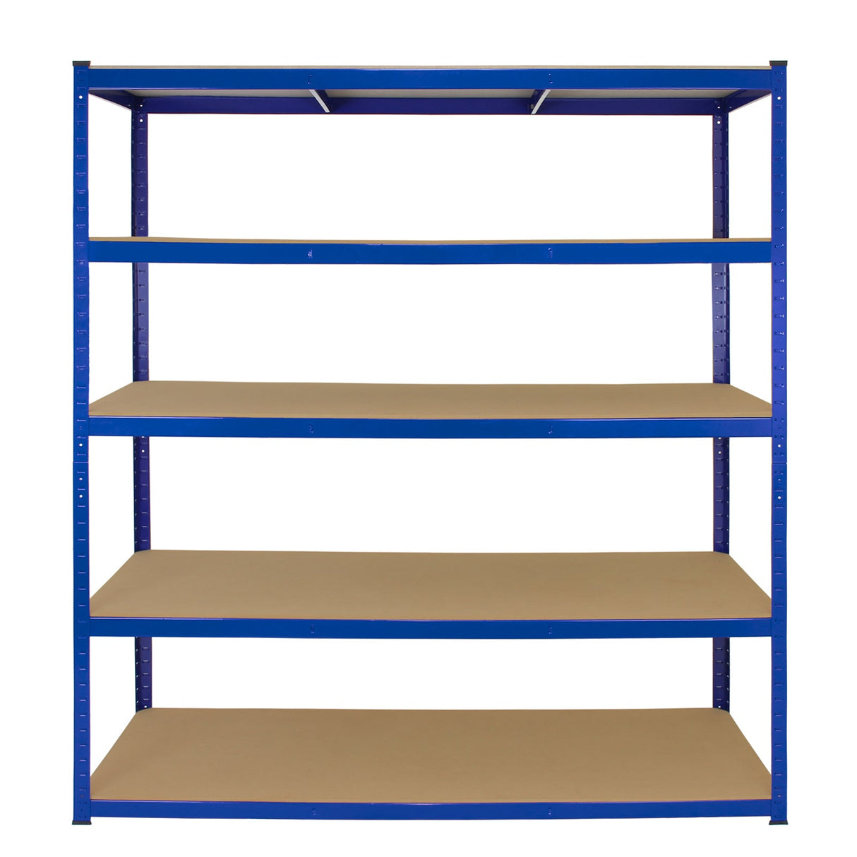 Monster Racking T-Rax 10 x Extra Wide Storage Shelves, Blue, 160cm W, 60cm D