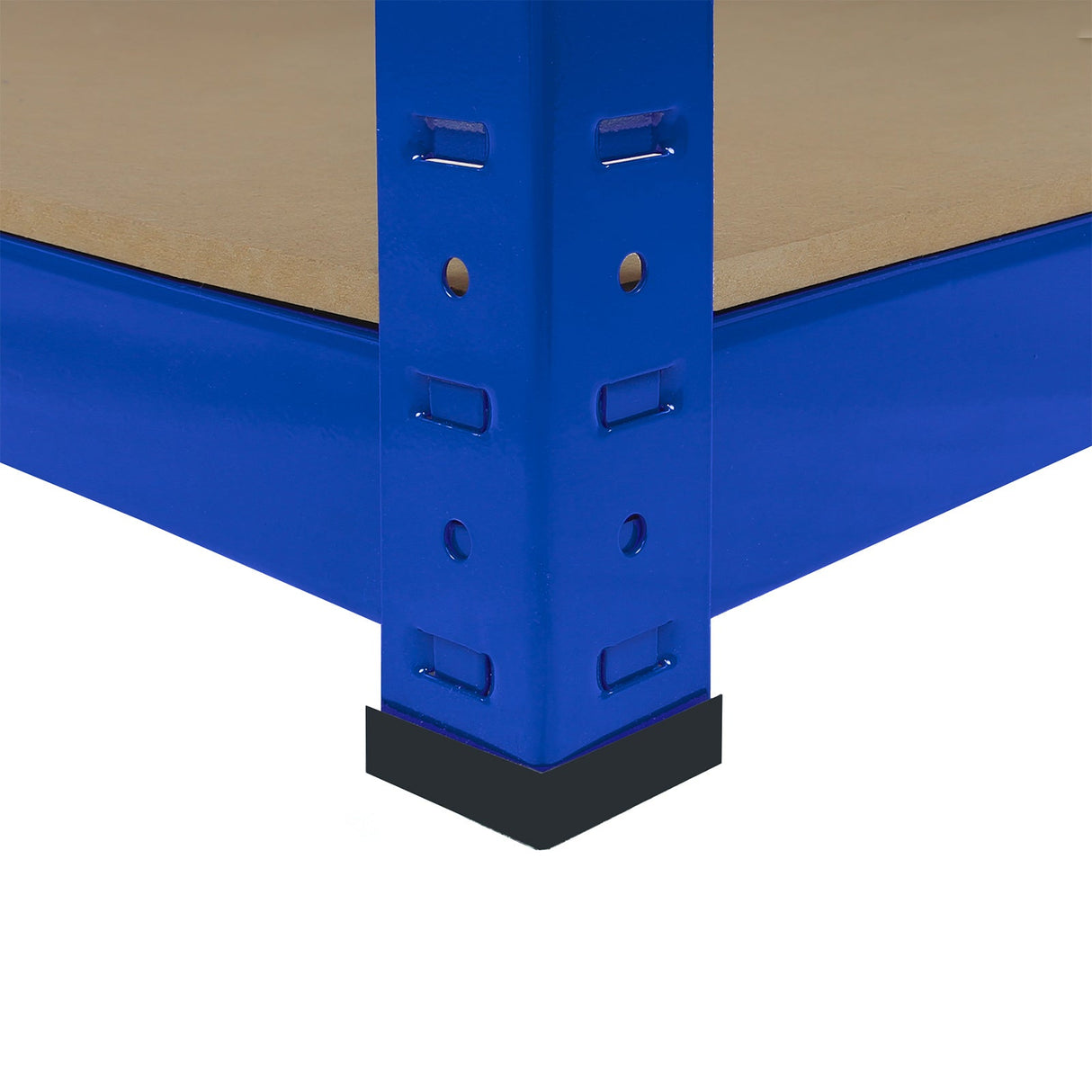 Monster Racking T-Rax 3 x Extra Wide Storage Shelves, Blue, 160cm W, 60cm D