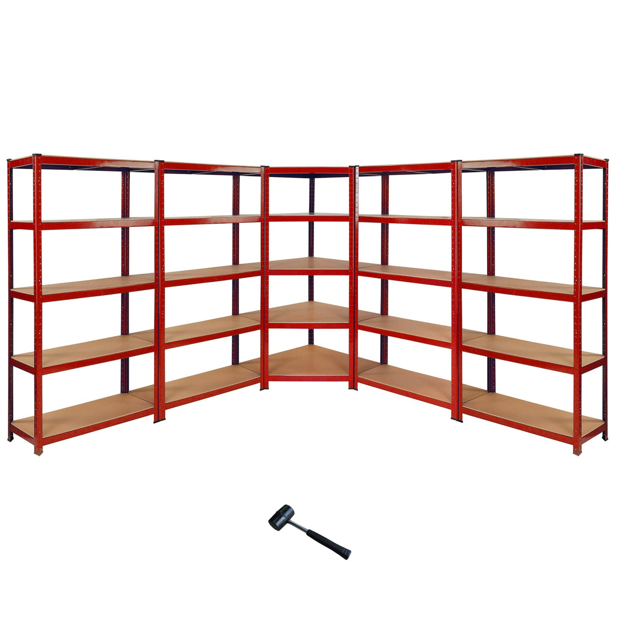 Z-Rax 90cm Corner Racking Bundle: Corner Shelving & 4 Garage Racking Bays