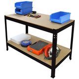 Q-RAX Black Workbench 100cm