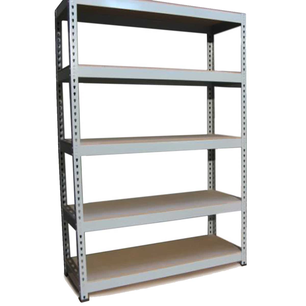 Q-Rax Grey Metal Shelving Units - 120cm x 180cm x 50cm