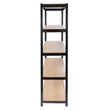 Monster Racking T-Rax Metal Storage Shelves, Black, 90cm W, 45cm D