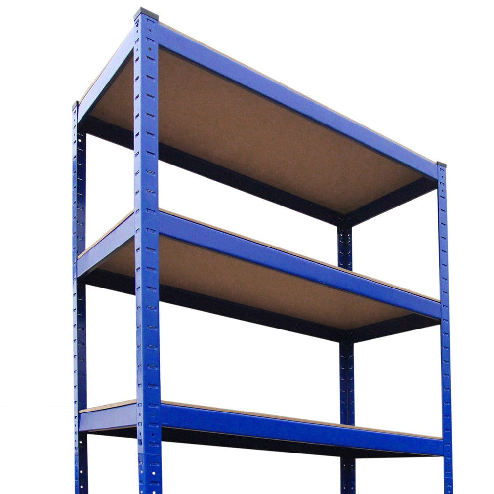 Dark Blue Active Racking 9 x T-Rax Blue Metal Racking Units 90cm x 45cm x 180cm – Monster Racking