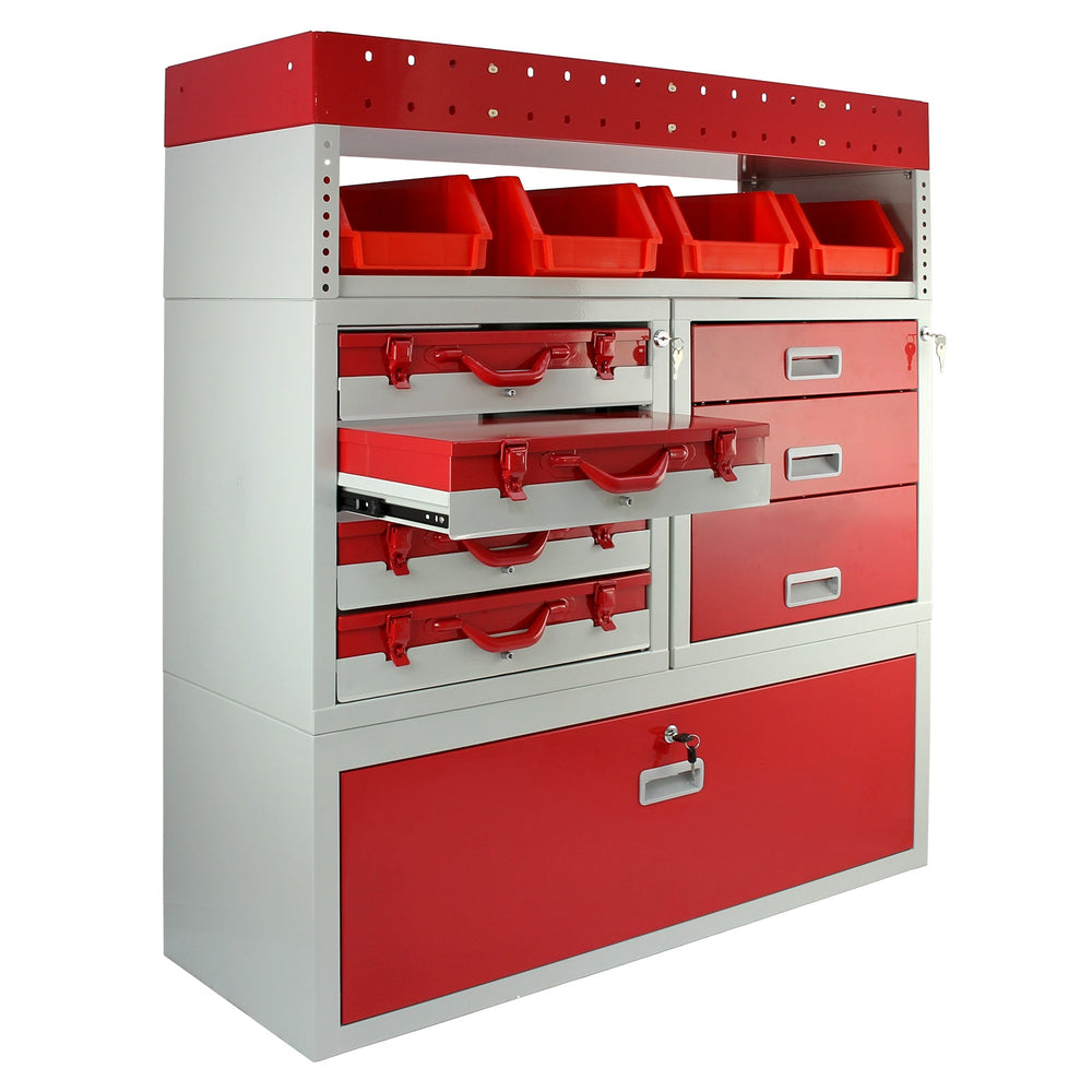 Metal Bunds For Racking Monster Racking Flame Metal Van Shelving Bundle