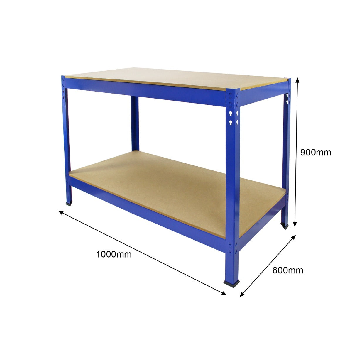 Q-RAX Blue Workbench 100cm